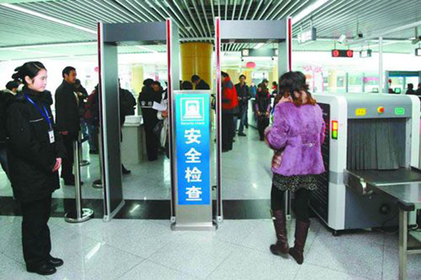 车站安检门